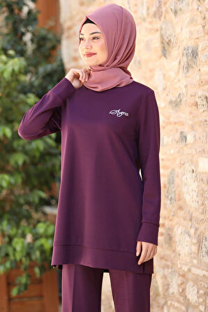 Cemre Tesettür Takım Lavanta