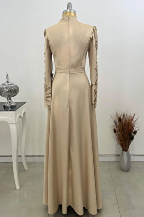 Çağla Tesettür Abiye Gold