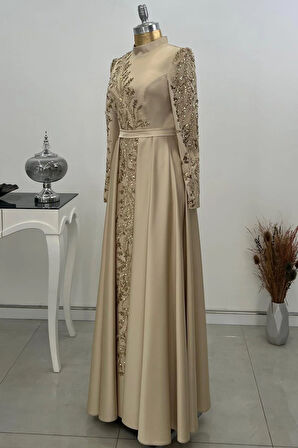 Çağla Tesettür Abiye Gold