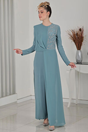 Zeren Tesettür Tulum Mint