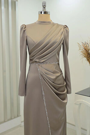 Sare Tesettür Abiye Vizon