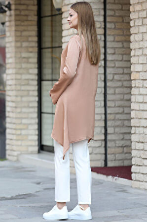 Armin Tesettür Tunik Camel