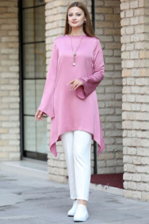 Armin Tesettür Tunik Gül Kurusu