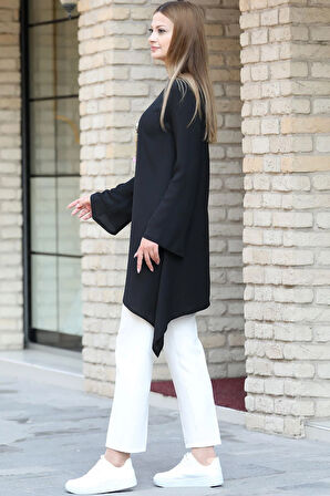 Armin Tesettür Tunik Siyah