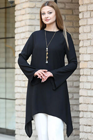 Armin Tesettür Tunik Siyah