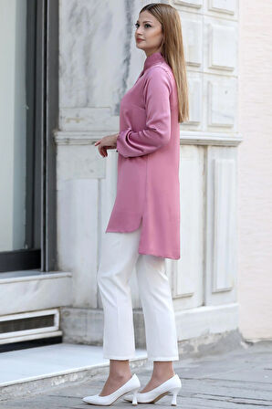 Trend Tesettür Tunik Gül Kurusu