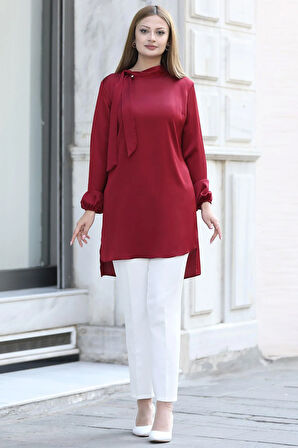 Trend Tesettür Tunik Kırmızı