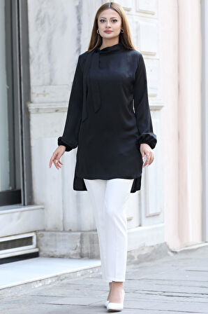 Trend Tesettür Tunik Siyah