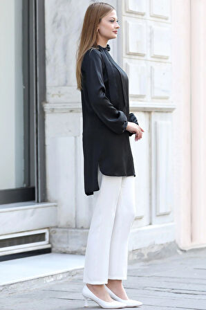 Trend Tesettür Tunik Siyah