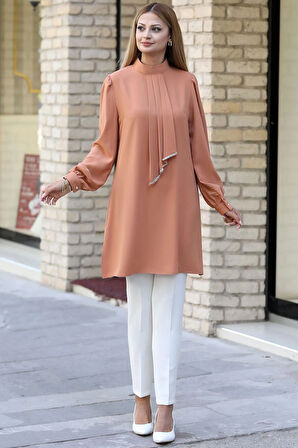 Işıl Tesettür Tunik Camel