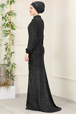 Rüya Tesettür Abiye Siyah