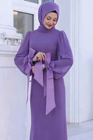 Firuze Tesettür Abiye Gül Kurusu