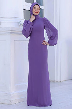 Firuze Tesettür Abiye Gül Kurusu