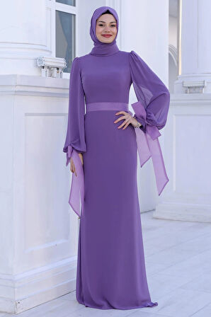 Firuze Tesettür Abiye Gül Kurusu