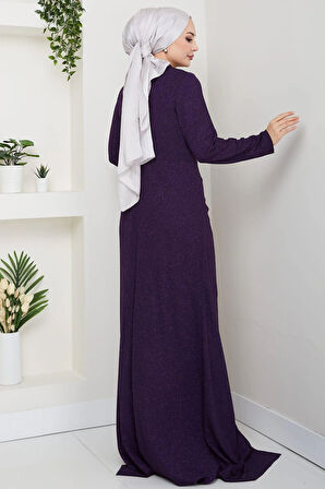 Eylül Tesettür Abiye Mürdüm