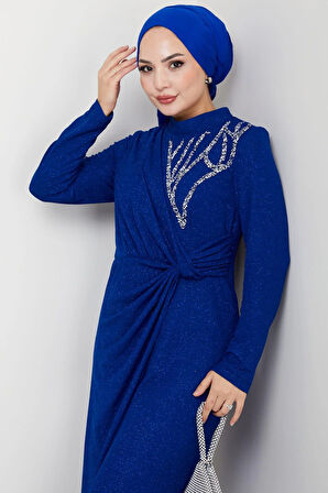 Eylül Tesettür Abiye Saks