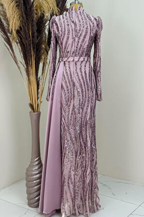 Eslina Tesettür Abiye Pudra