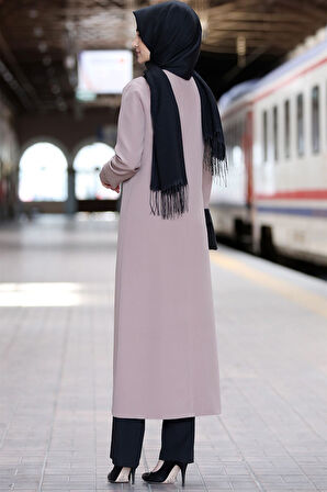 Rümeysa Tesettür Takım Vizon