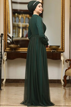 Efsane Tesettür Abiye Zümrüt