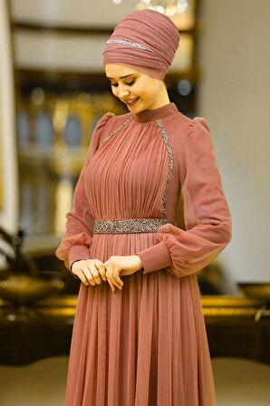 Efsane Tesettür Abiye Soğan Kabuğu