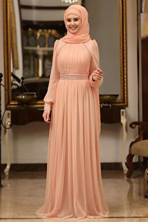 Efsane Tesettür Abiye Pudra