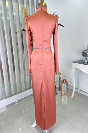 Sare Tesettür Abiye Soğan Kabuğu