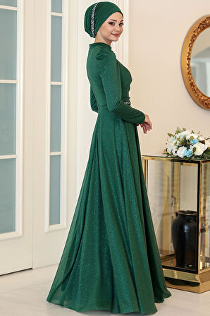 Işıl Tesettür Abiye Zümrüt