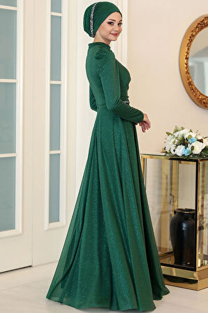 Işıl Tesettür Abiye Zümrüt