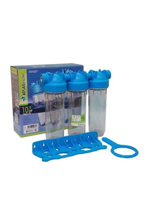 Atlas Filtri Atlas 10" Dp Trıo Housıng 3/4" Filtre Kabı Boş