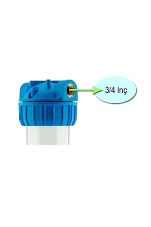 Atlas Filtri 20" 3p Master Kabı Housıng 3/4 Inç Bağlantılı