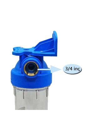 Atlas 10 Inç Dp Mono Housıng 3/4'' Dolu Filtre Kabı - 5 Micron