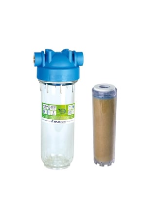 Atlas 10 Inç Dp Mono Housıng 3/4'' Dolu Filtre Kabı-reçineli