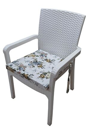 MİRZADE 6 Adet Duck Bezi Rattan Minderi-elt prm 0001
