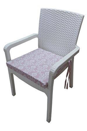 MİRZADE 6 Adet Duck Bezi Rattan Minderi-taç 33714-02