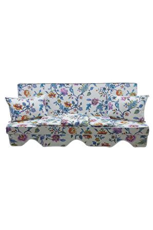 MİRZADE ELİT SALINCAK MİNDERİ SU İTİCİ KUMAŞ GRİ SÜNGER FERMUARLI SET-prm 150741 v 3