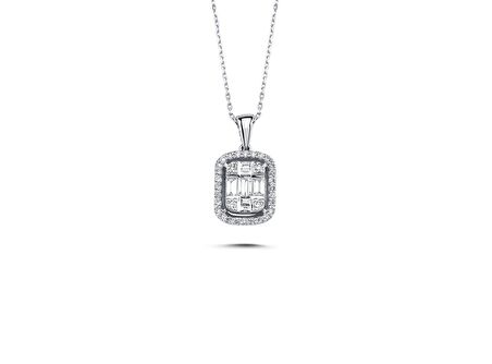 LUXURY COLLECTİON 1,07ct Pırlanta Baget Set