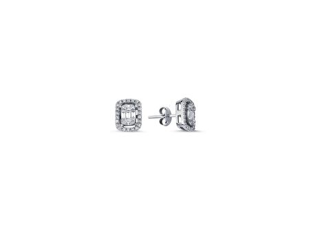 LUXURY COLLECTİON 1,07ct Pırlanta Baget Set