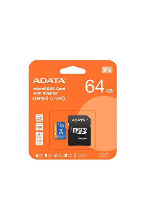 64gb Premier Microsdxc Card With Adapter Uhs-ı Class10 V10 Hafıza Kartı