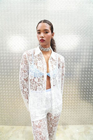 Beluga Dantel Pantolon Takım 9589-08