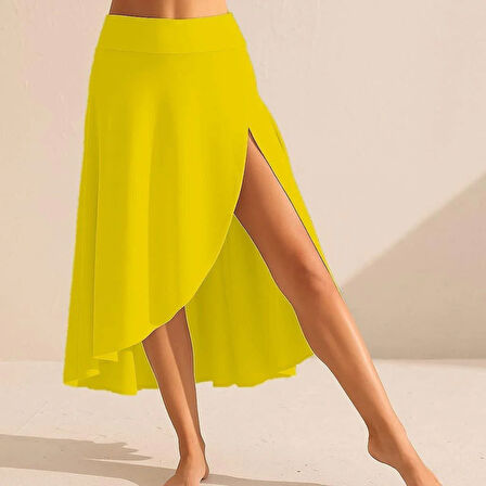 Kadın Cep Detay Taytlı Sandy Etek