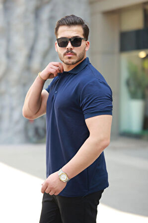 Erkek Kısa Kollu Yakalı Viskon Iki Iplik Erkek Bluz