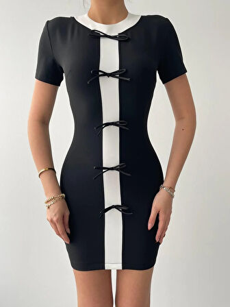 Cazzie Fiyonk Detaylı Elbise