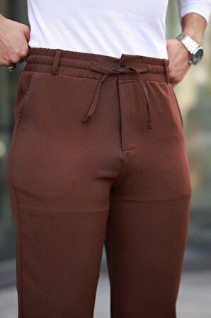 Erkek Beli Bağcıklı Jogger Pantolon