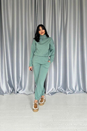 Mint Üç İplik Eşofman Takım