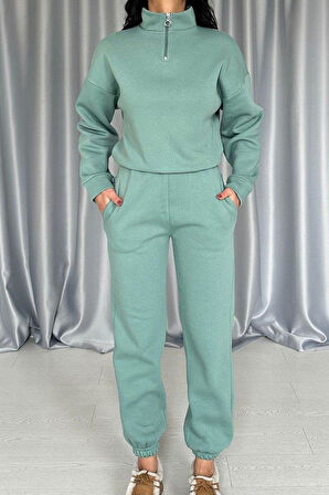 Mint Üç İplik Eşofman Takım