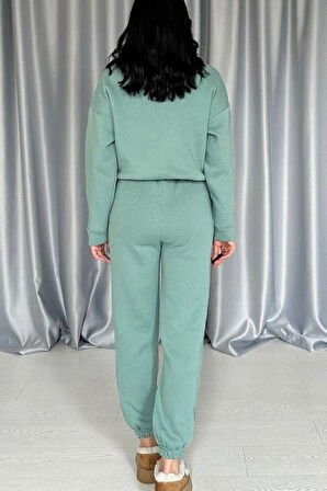 Mint Üç İplik Eşofman Takım