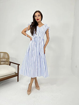 5486 ELBİSE-BALTİMORE ÇİZGİLİ