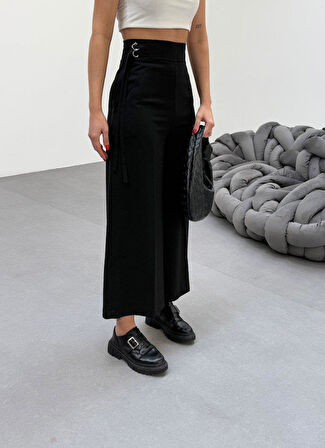 230 Gr Poly Viscose Full Lycra Metal Toka Aksesuarli Pantolon