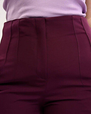 Yüksek Bel Battal Pantolon