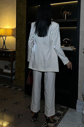 Gisella Parlak Saten Takım 9851